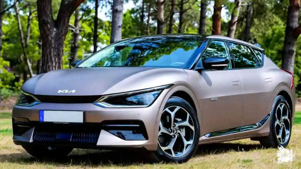 Kia EV6 फ्रंट थ्री-क्वार्टर व्यू,Kia EV6 फैमिली ड्राइव