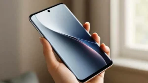 Vivo x200 pro 5G हाथ में लिया हुआ फोन, हाथ में लेकर दिखाते हुए फोन