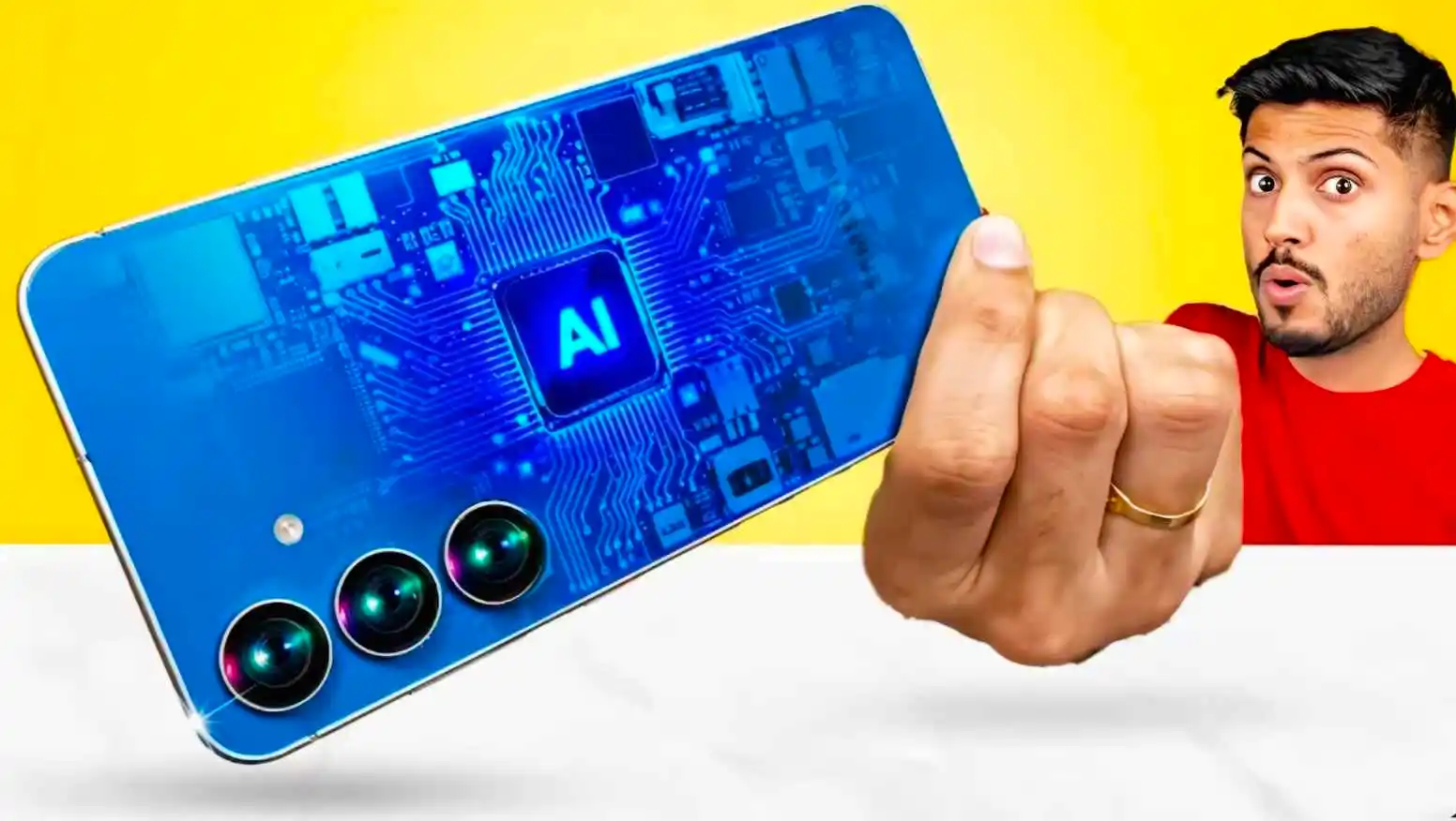 Samsung Galaxy S25 FE स्मार्टफोन नेवी कलर में (Samsung Galaxy S25 FE in Navy color)