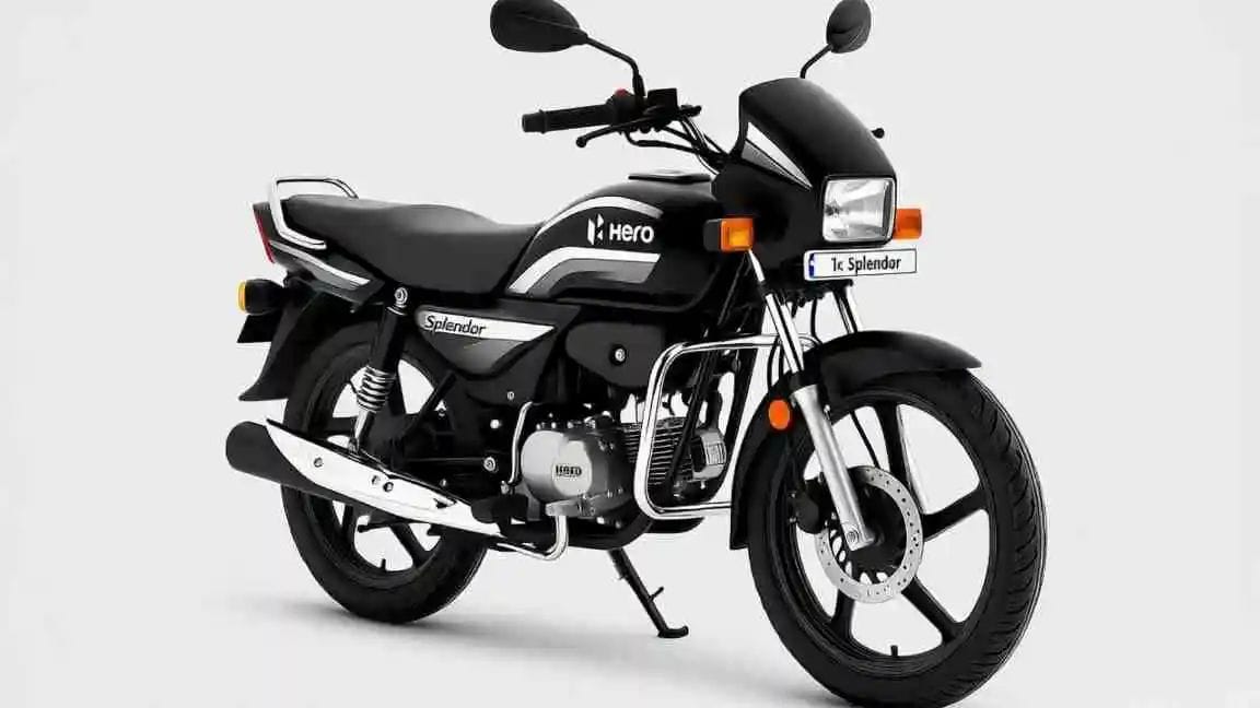 New Hero Splendor 125 2025 Model with 125cc Engine and Front Disc Brake