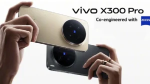 Vivo X300 Front Look – Vivo X300 का फ्रंट डिजाइन Vivo X300 Camera Module – Vivo X300 कैमरा सेटअप फोटो” “Vivo X300 Launch Event India – Vivo X300 इंडिया लॉन्च इवेंट