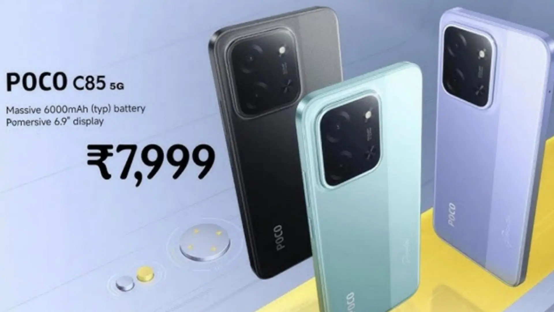 कम दाम में बड़ा धमाका! POCO C85 5G ने मार्केट में मचाया हड़कंप, बजट में मिल रहा है फुल पैकेज